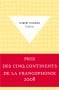 Prix des cinq continents de la Francophonie 2008 à Palestine d’Hubert Haddad