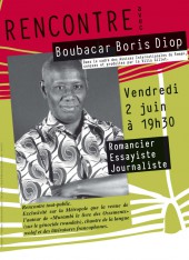 Boubacar Boris Diop à la médiathèque de Mions !